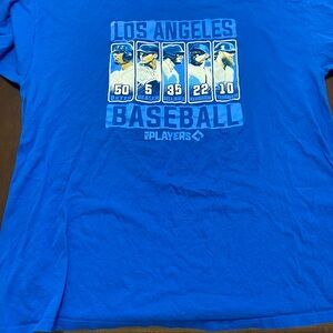Blue Los Angeles Baseball T-Shirt